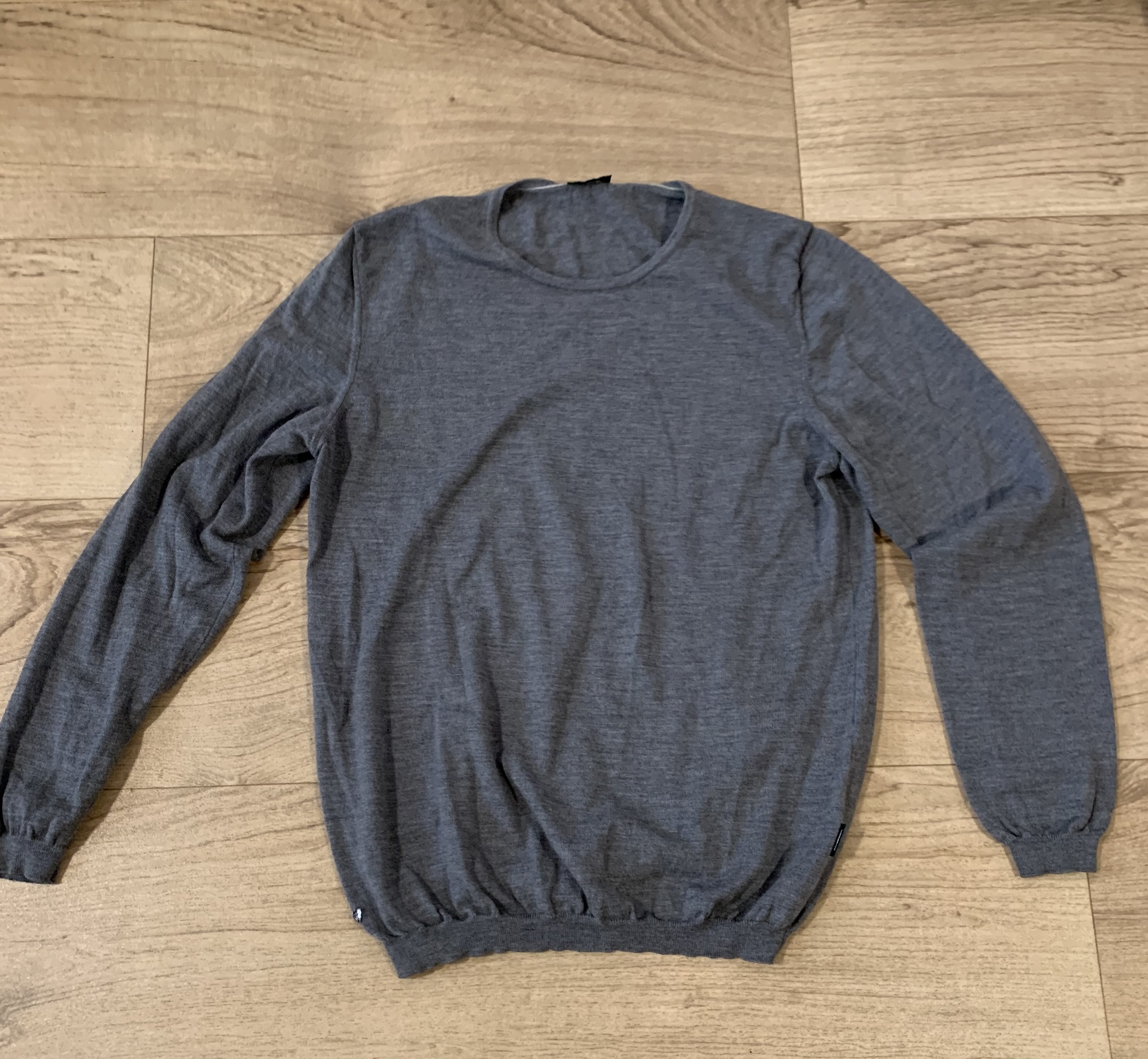 Pánský šedý svetr XL