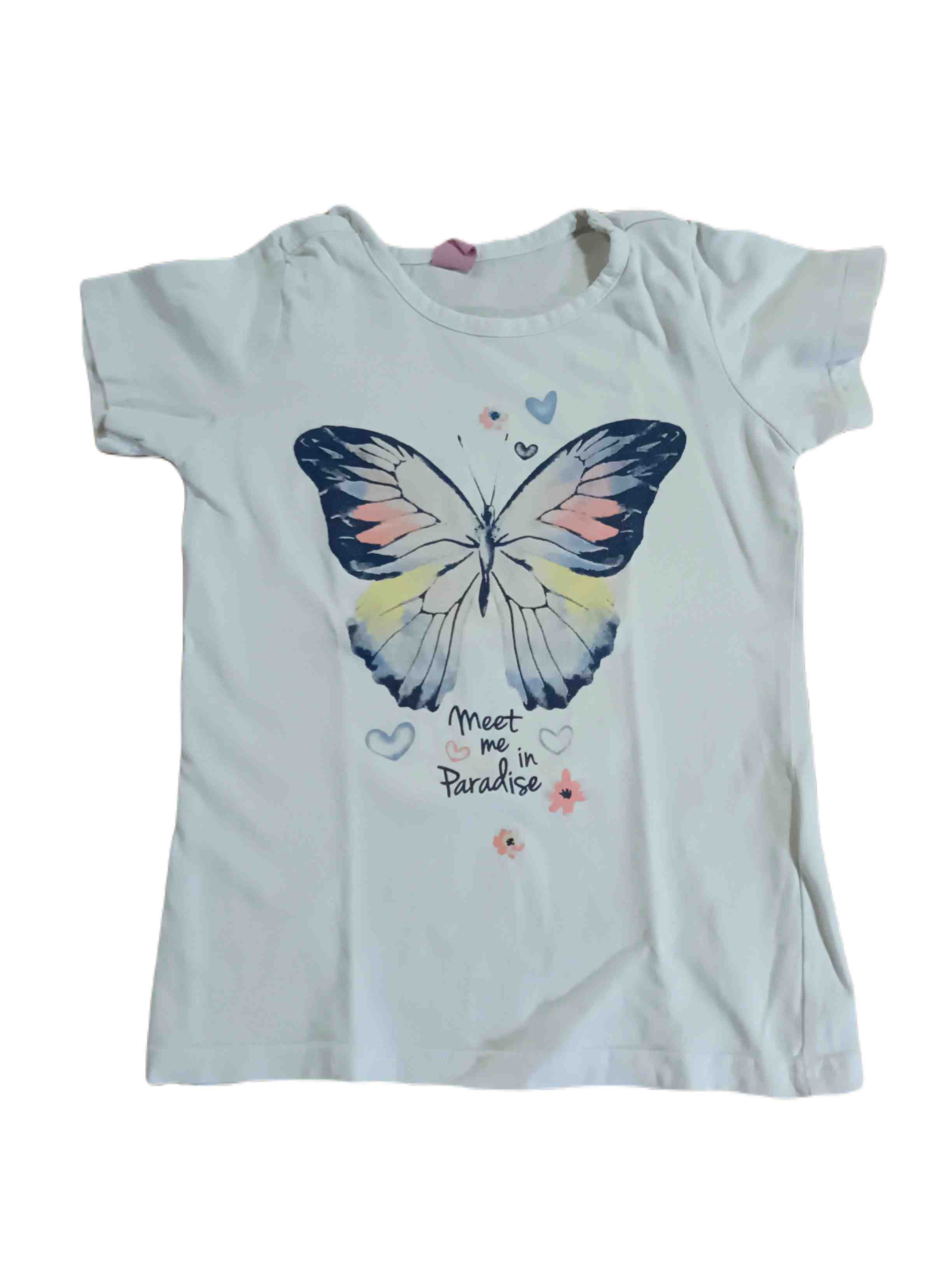 Dívčí tričko s motýlem 104